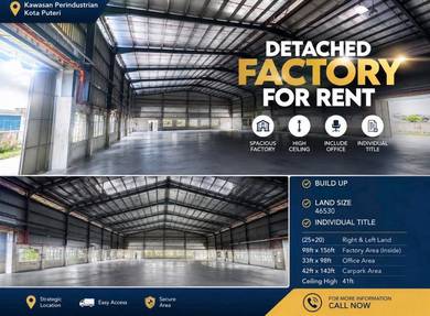Warehouse / Factory For Rent in Masai,JHR
