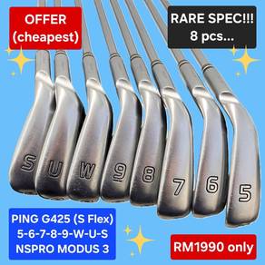 8 pcs FORGIVING PING G425 (5-S) MODUS 3 (S)