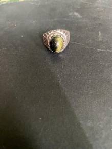 cincin permata tiger eye asli 100%