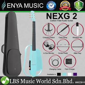 Enya NEXG 2 38 Inch Carbon Fiber Acoustic Elec BL