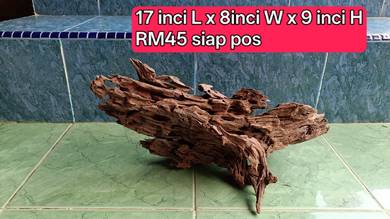 kayu aquascape berlubang