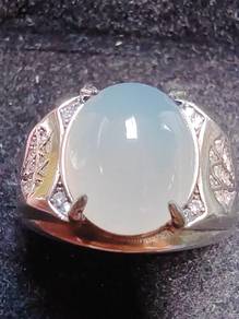 Giok Jadeite Jed Burma Ungu Lavender Ais Kaca