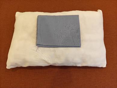 Flat pillow with pillow case (Like new)