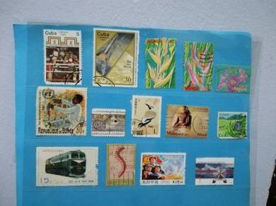 14 Vintage Stamps Various Countries