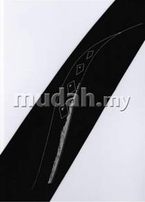 ID12 Hand Made Men Formal Black Solid SILK NeckTie