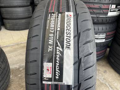 Tayar baru 215 45 17 Bridgestone Potenza re004 25