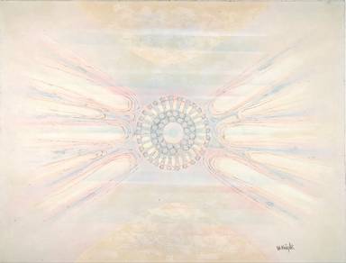 Radiant Mandala – Abstract Oil Painting