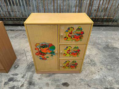 Almari Baju Kids Wardrobe Cupboard Cabinet