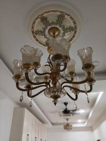 brass chandelier tembaga for sale