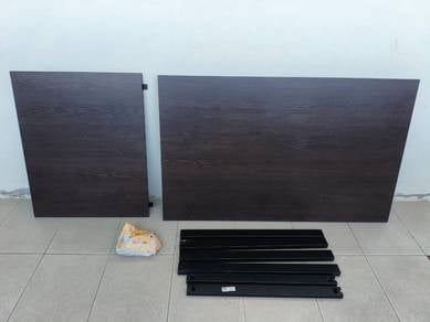 IKEA VANGSTA Extendable Table Top Dark Brown