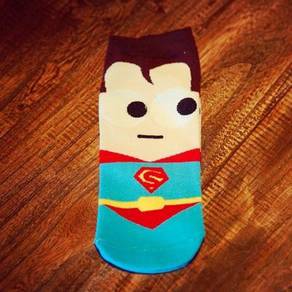 SUPERMAN SUPERHERO CARTOONS SHOES SOCKs 🔥