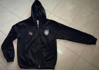 Sweater Pullover Zipper Hoody Hoodie JDT clr Black