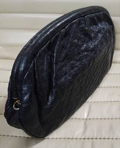 Authentic Borbonese Redwall Italy Clutch/Handbag