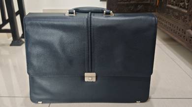 Unused Premium Genuine Leather Briefcase 