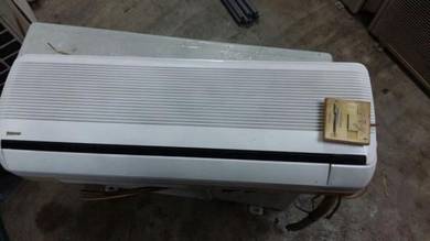 Aircond 1.0hp Air Cond Recond Wall National Wired