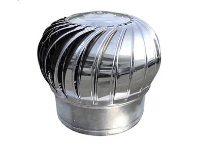 Stainless steel unpowered hood wind ball fan