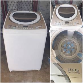 Toshiba inverter washing machine mesin basuh 15kgs