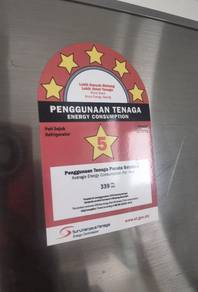 Sharp✅ 
Peti ais✅ 
2 pintu✅
Inverter✅ 
Jimat karan