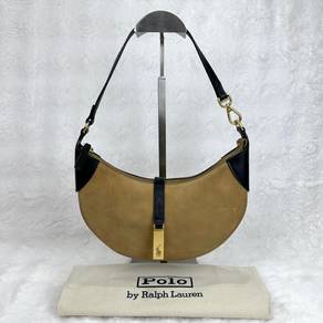 Polo Ralph Lauren Mini Polo ID Brown Shoulder Bag