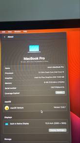 Apple MacBook Pro 13 inch