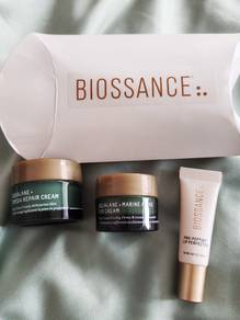 New Biossance travel skincare set 