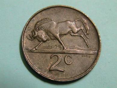 South Africa 2 Cents 1989
