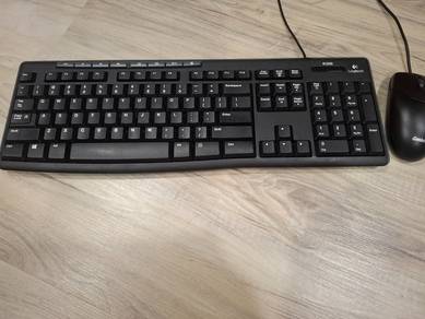 Logitech keyboard & mouse set Wire + Wireles mouse