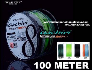 Seahawk gachiri x8 braided line 100m