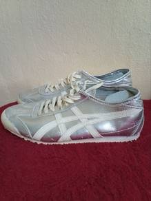 onitsuka tiger silver / 7uk 