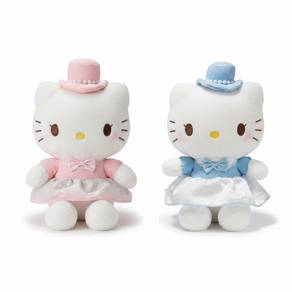 23cm Kawaii White Cat Ballerina Hello Kitty Plush
