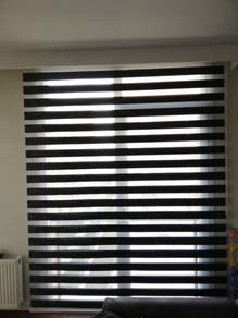 ZEBRA BLIND CURTAIN l pasang langsir zebra anda