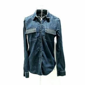 Gap Denim Long Sleeve Top