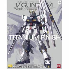 New 1/100 MG RX-93 Nu Gundam Ver.Ka TitaniumFinish