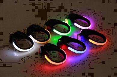 Safety LED Kasut Shoe Light Clip For Jogging