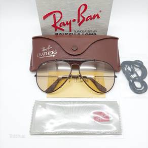 Rayban BL USA ODM WOVEN LEATHERS CG BROWN 62MM