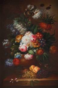 Vibrant Floral Still-Life Oil Painting VI