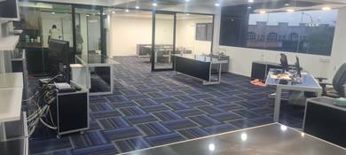 TILE CARPET REFURBISH l gantian karpet pejabat l