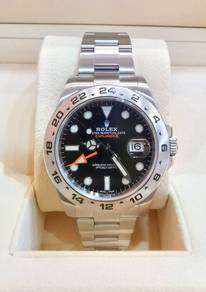 Pre-Owned Rolex 216570 Explorer II Black Dial 42mm