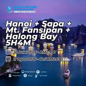 5H4M Hanoi + Sapa + Mount Fansipan + Halong Bay
