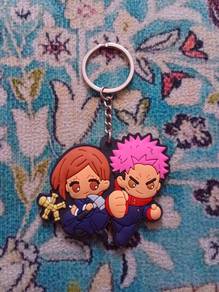 Unofficial jjk rubber keychain