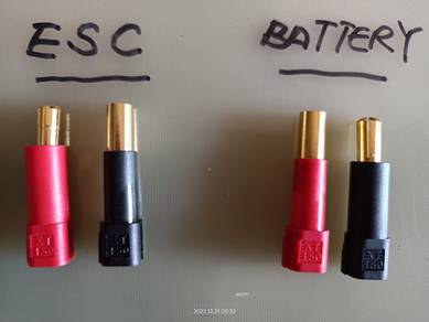 XT150 with 6mm Gold Connectors and plastic casings