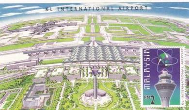 Miniature Sheet Kuala Lumpur Airport Malaysia 1998