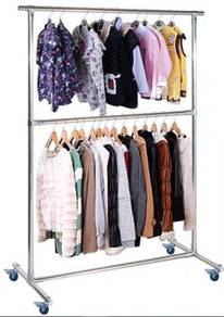Steel hanger rack wardrobe closet cloth shirt