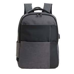 Bagman S02-1696LAP Black USB Charging Backpack
