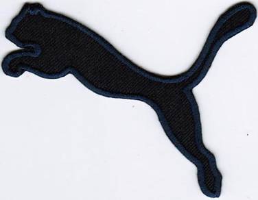 PUMA #O NAVY BLUE Emblem Logo Badge Iron On Patch