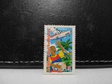 2006 France Stamp Aviation Aircraft Humanitarian