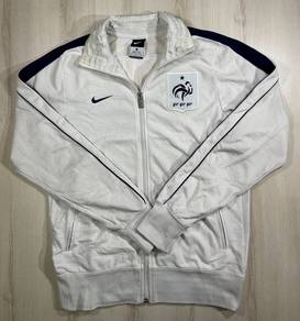 Nike France White Track Top #BV Used