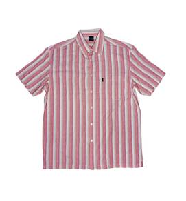 Bonia stripe short sleeve shirt - M