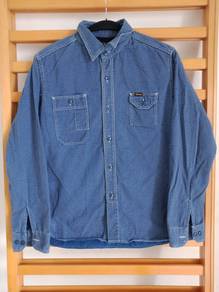 Studio Dartisan Japan indigo Wabash denim shirt M