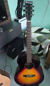 acoustic electric guitar dolphin cordas